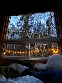 Our wonderful view every night and every morning