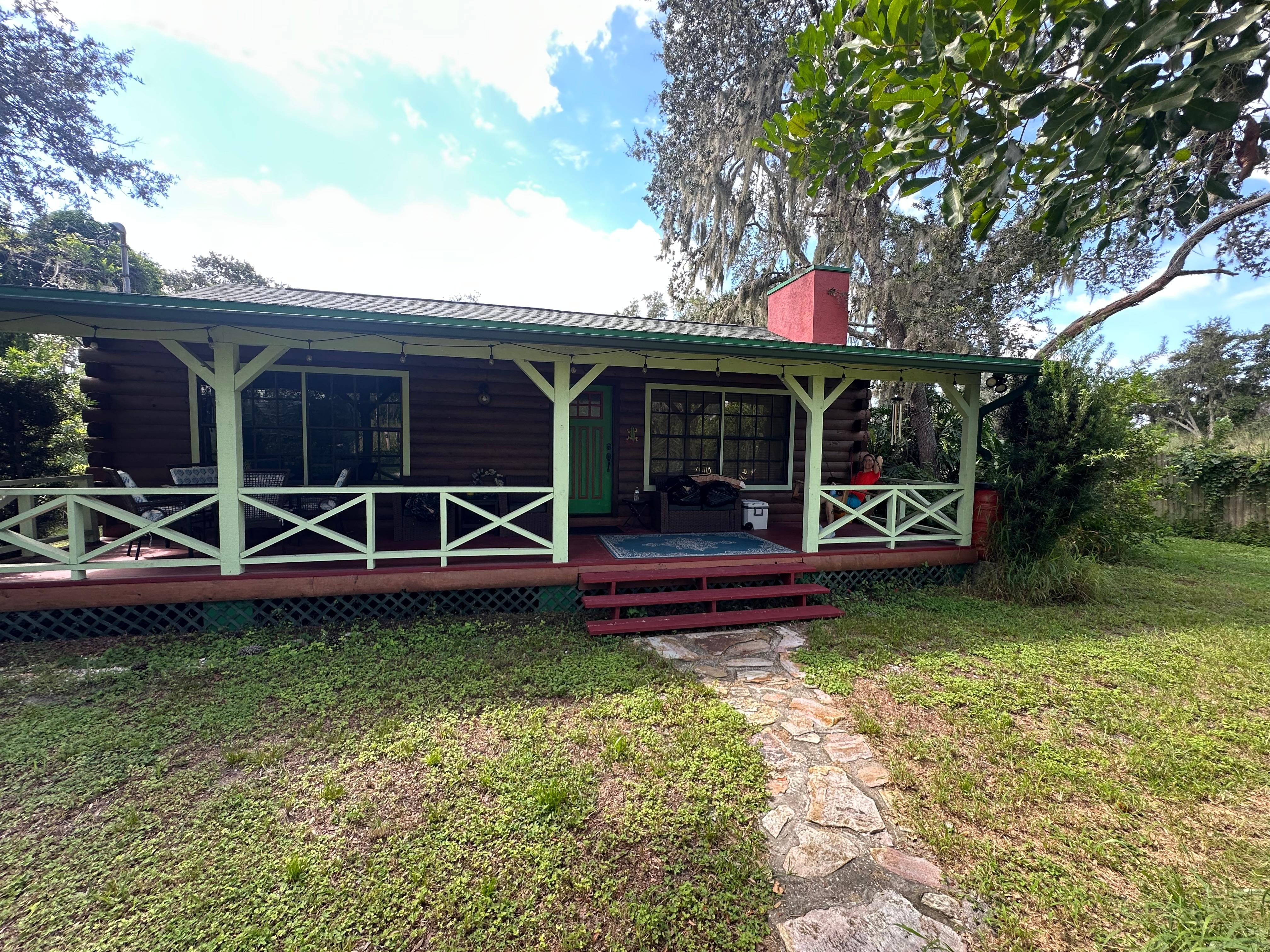 Front of home with porch