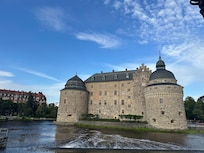 Örebro slott låg 2 min bort
