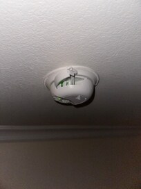 None functional fire alarm. Beeping through the night