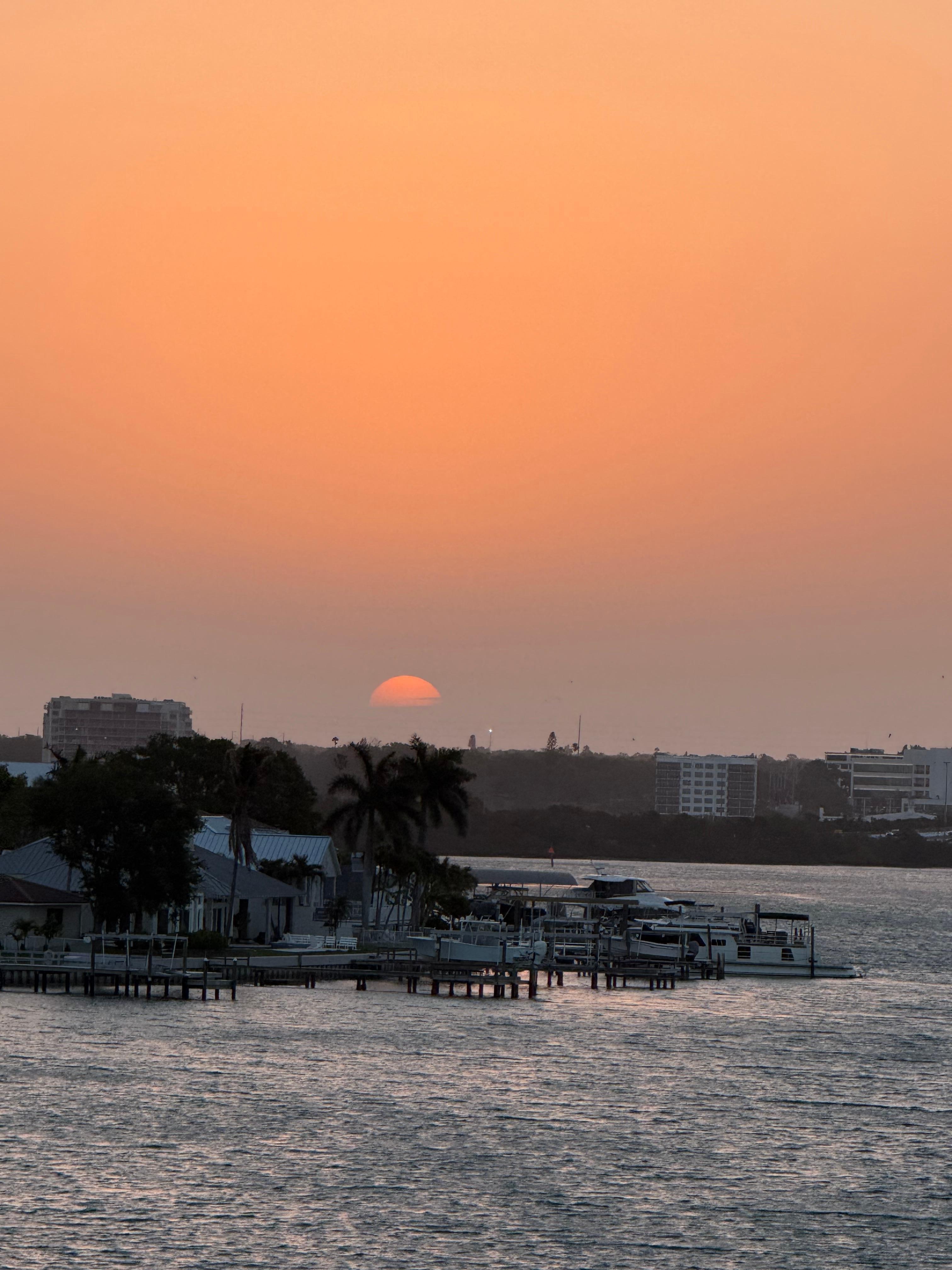 Watching the sunrise from the balcony was breathtaking! 