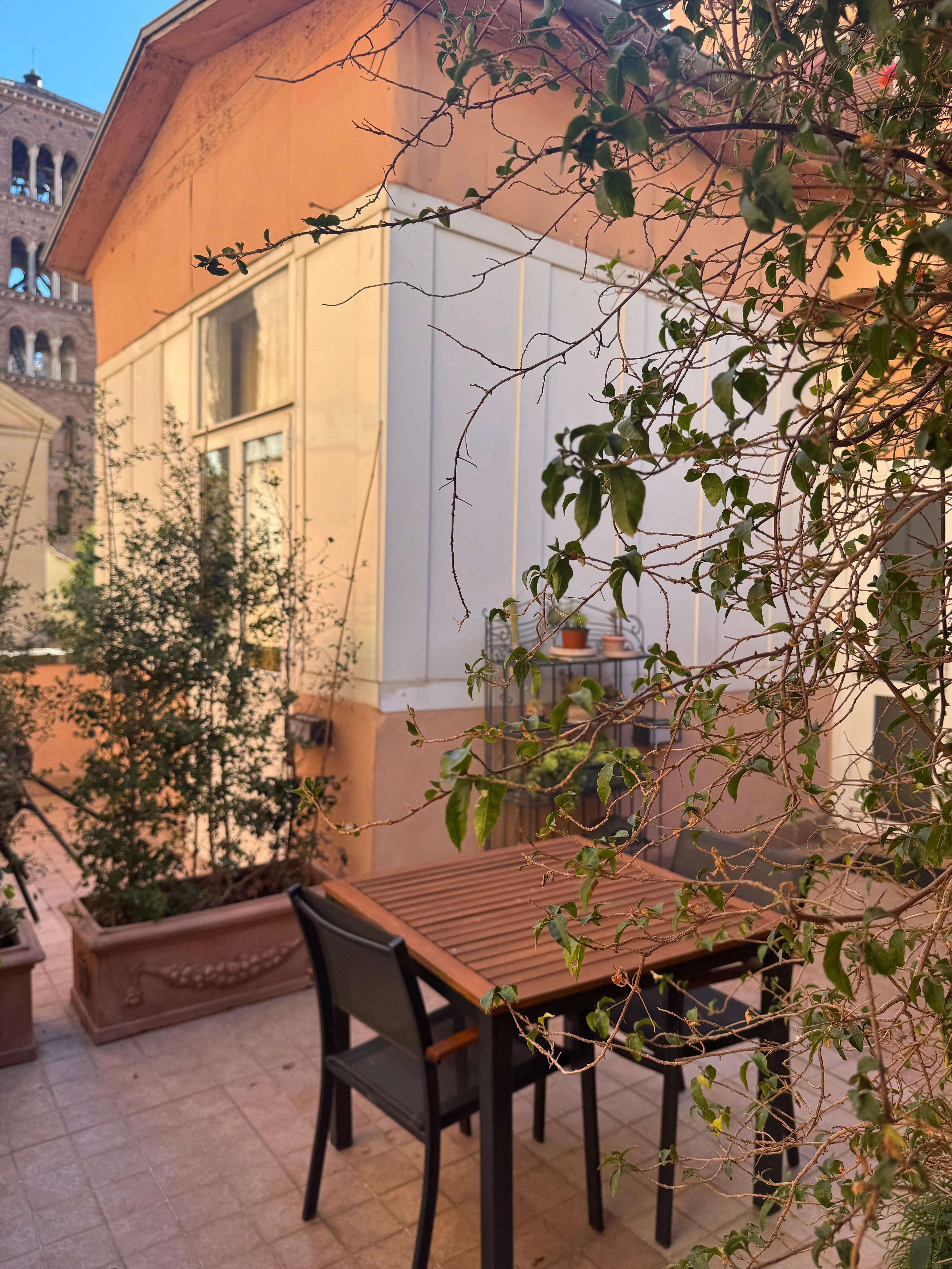 Private patio