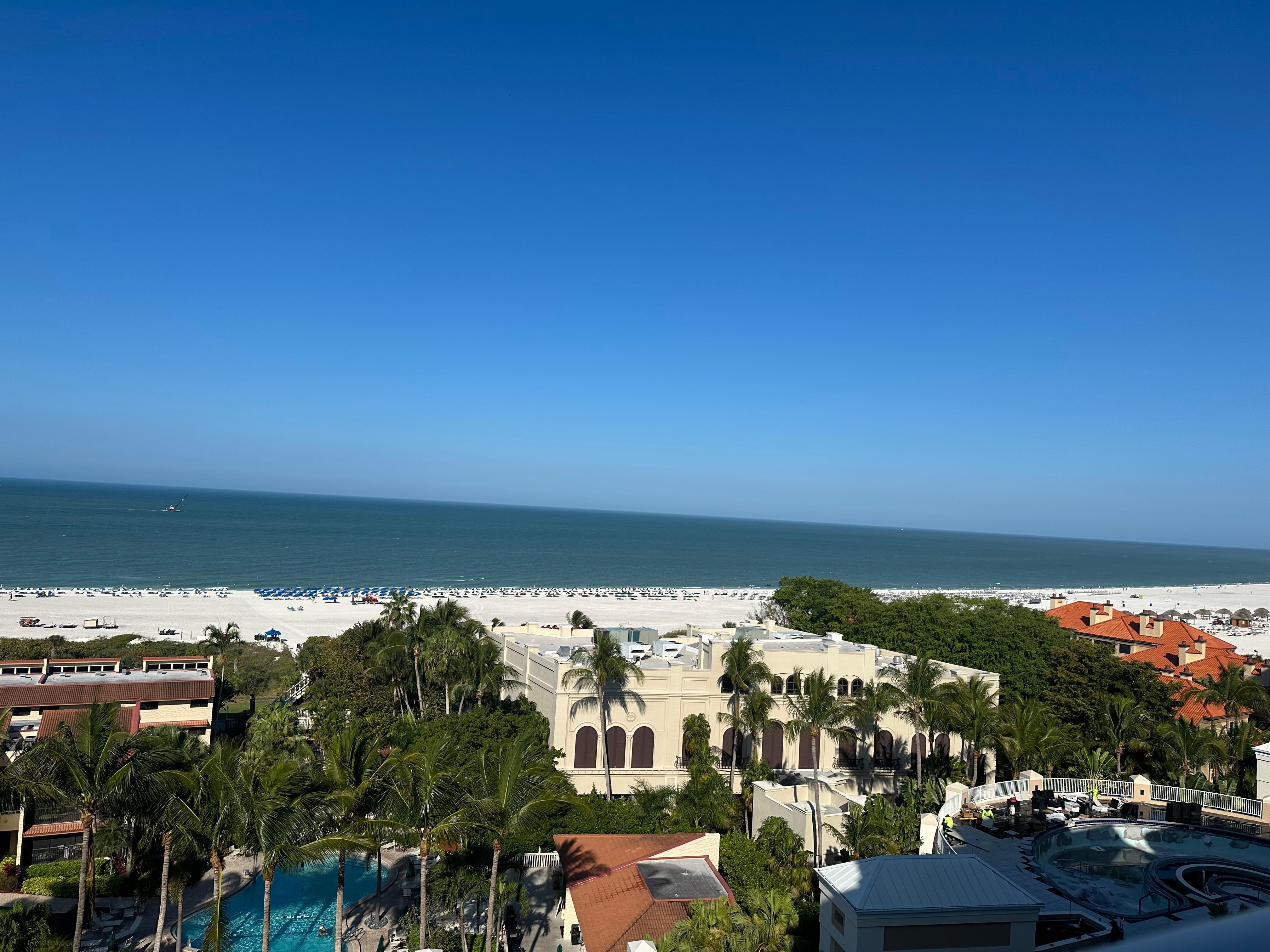 La vista de nuestra habitación