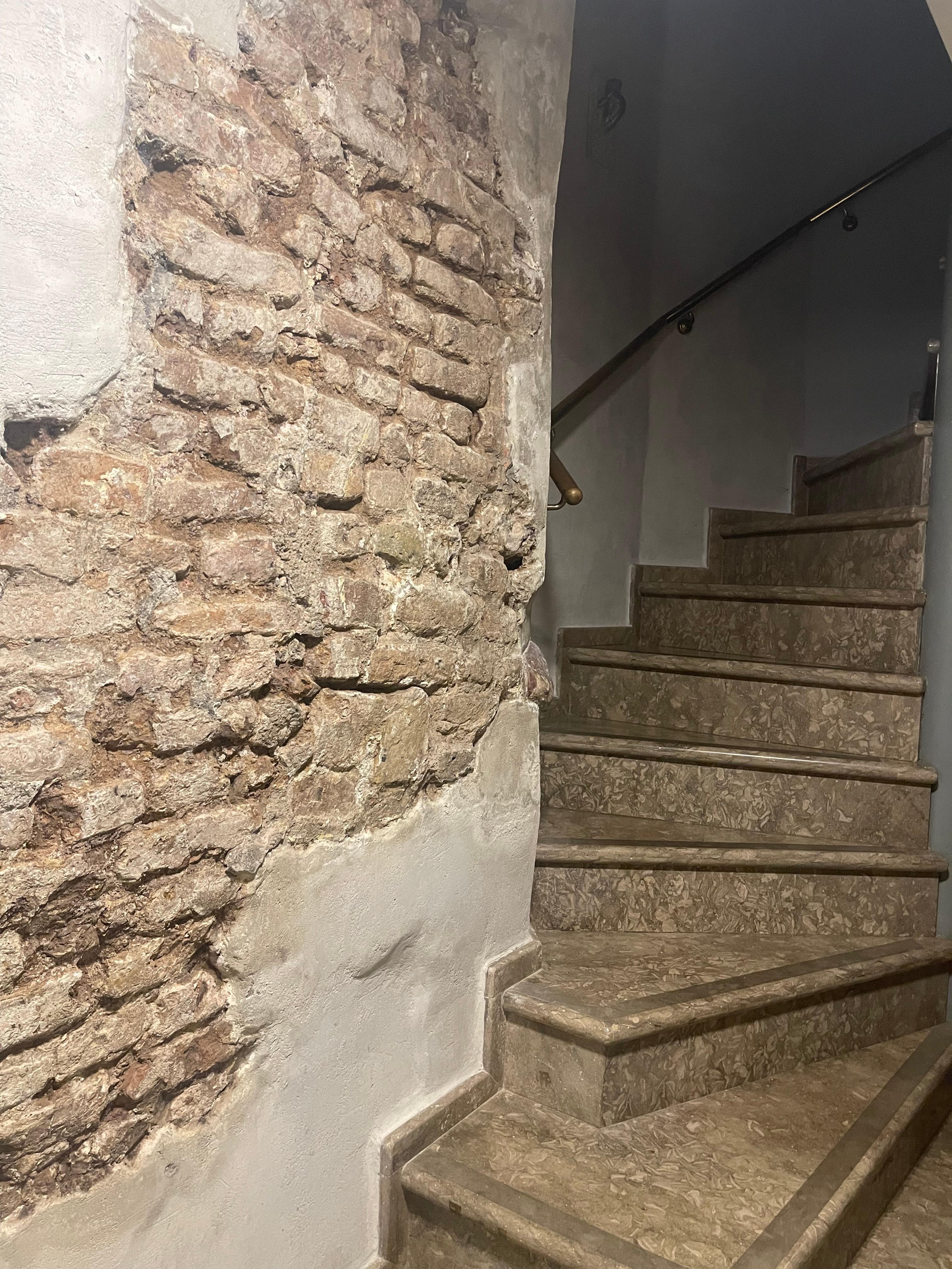 Stairs to lower floor