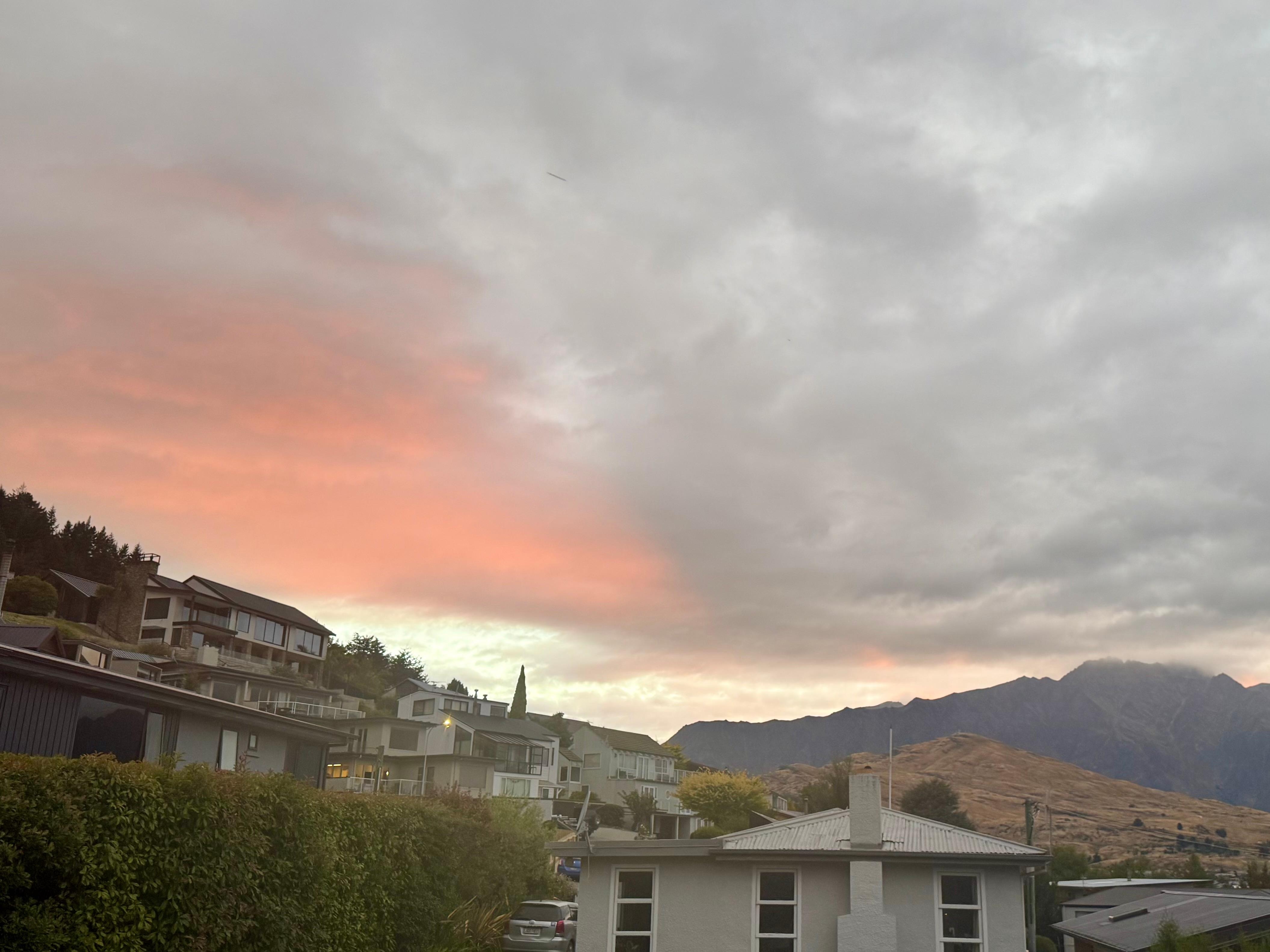 Morning Mountain View from the deck.
