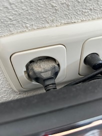 Sockets at back of tv