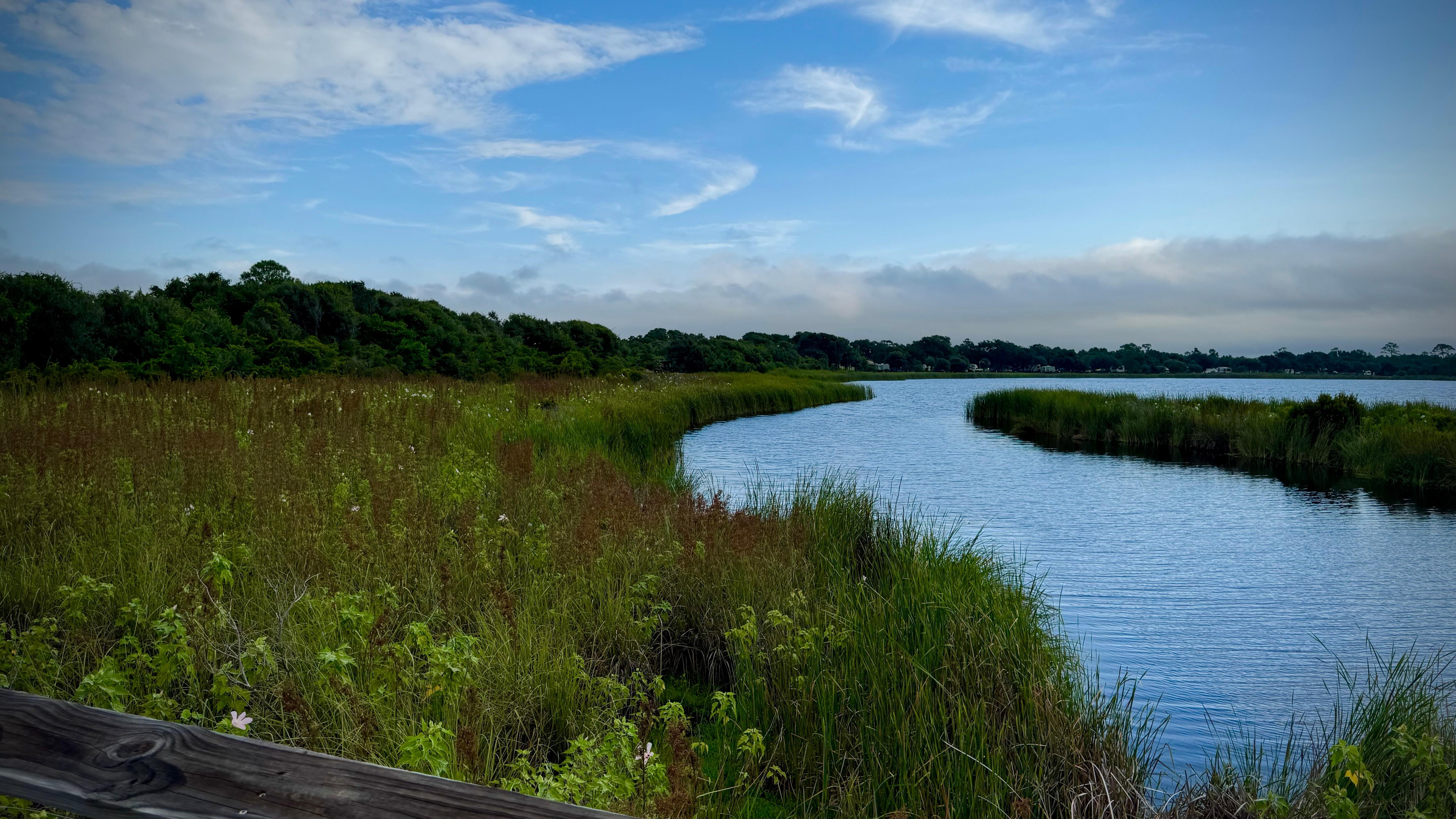 The nearby state park is worth a visit