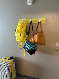 A place for everything nothing has to go in the floor or tables.