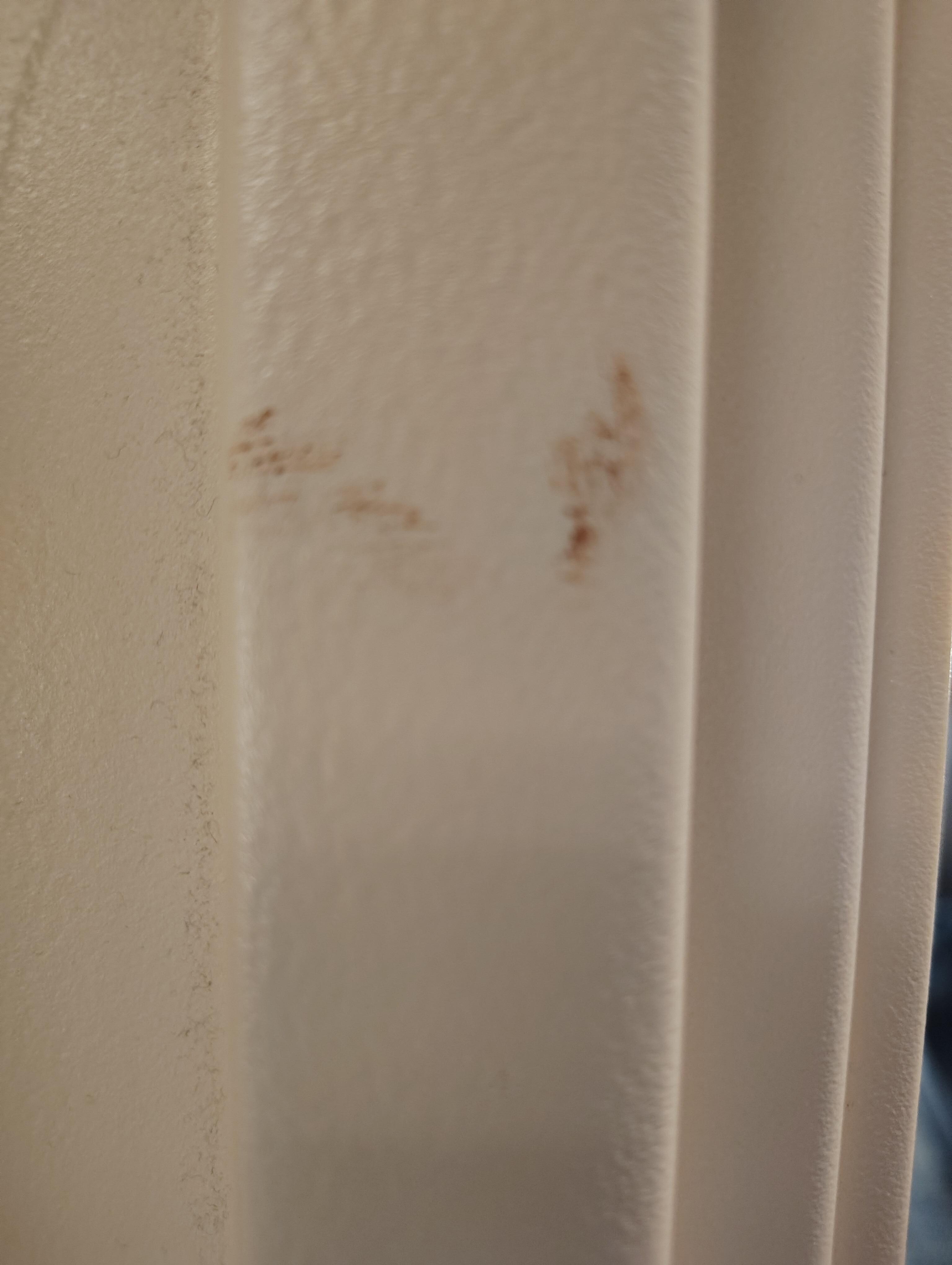 What appears to be blood