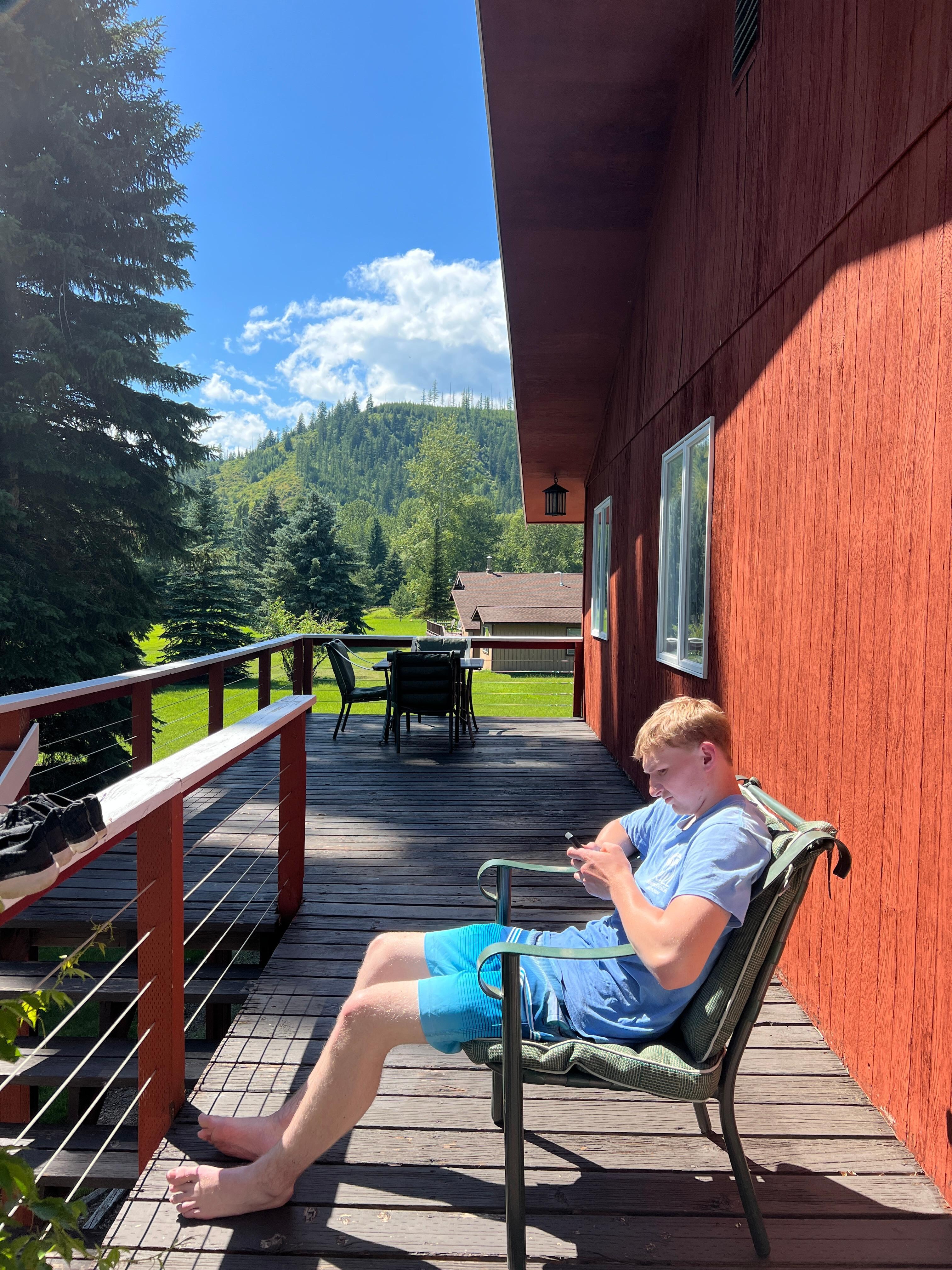 Back deck view