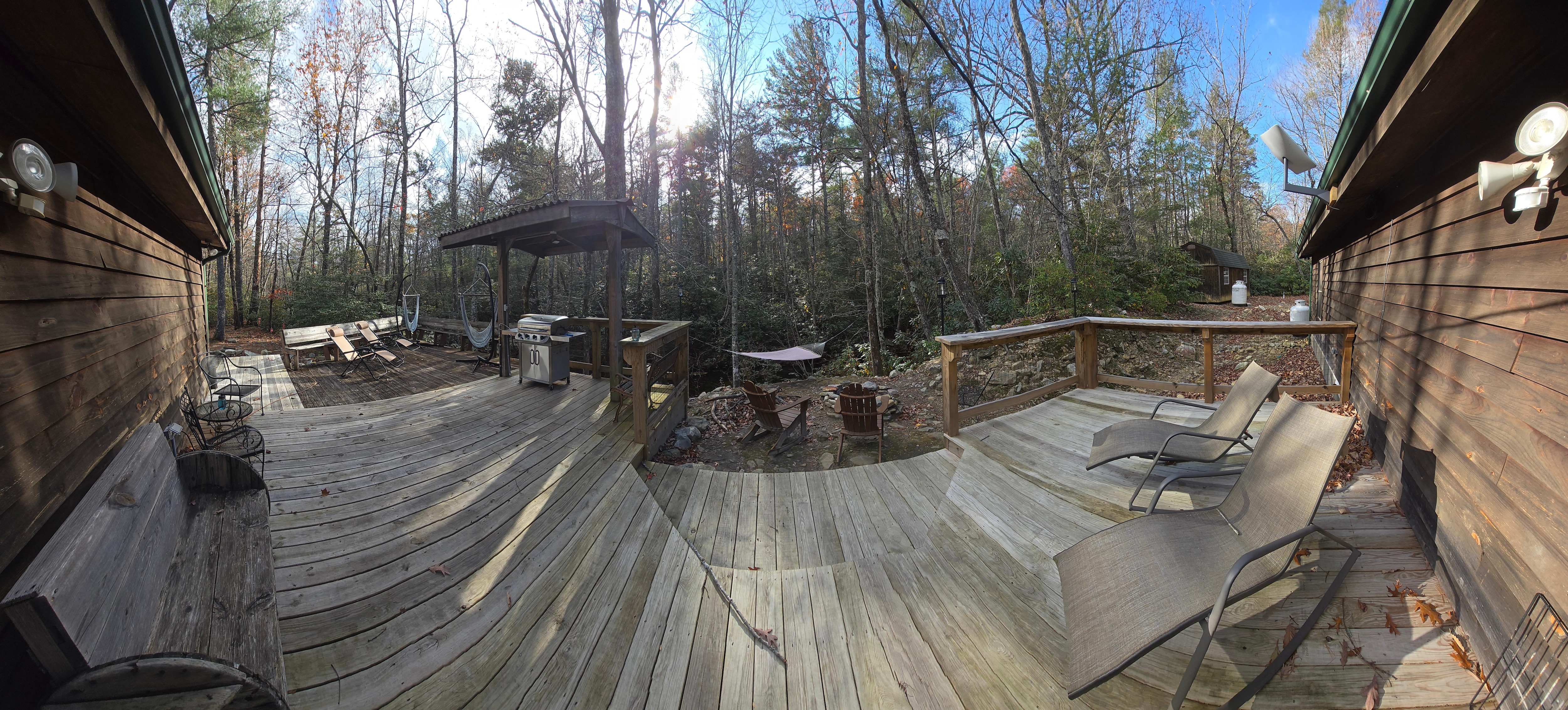 Beautiful back porch