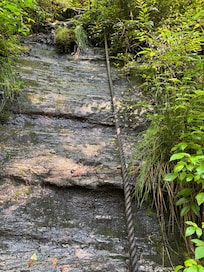 This was part of the hike we took to see one of the waterfalls.