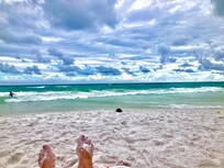 The view from our chairs.