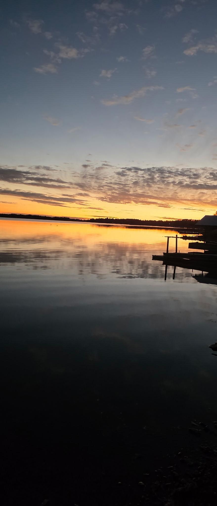 Beautiful evening sunsets.