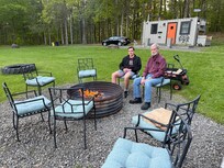 Nature with a roaring fire!