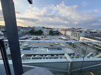 View for rooftop bar