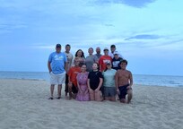 Our family on Sandbridge Beach