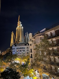 Vue depuis l’appart (de nuit)