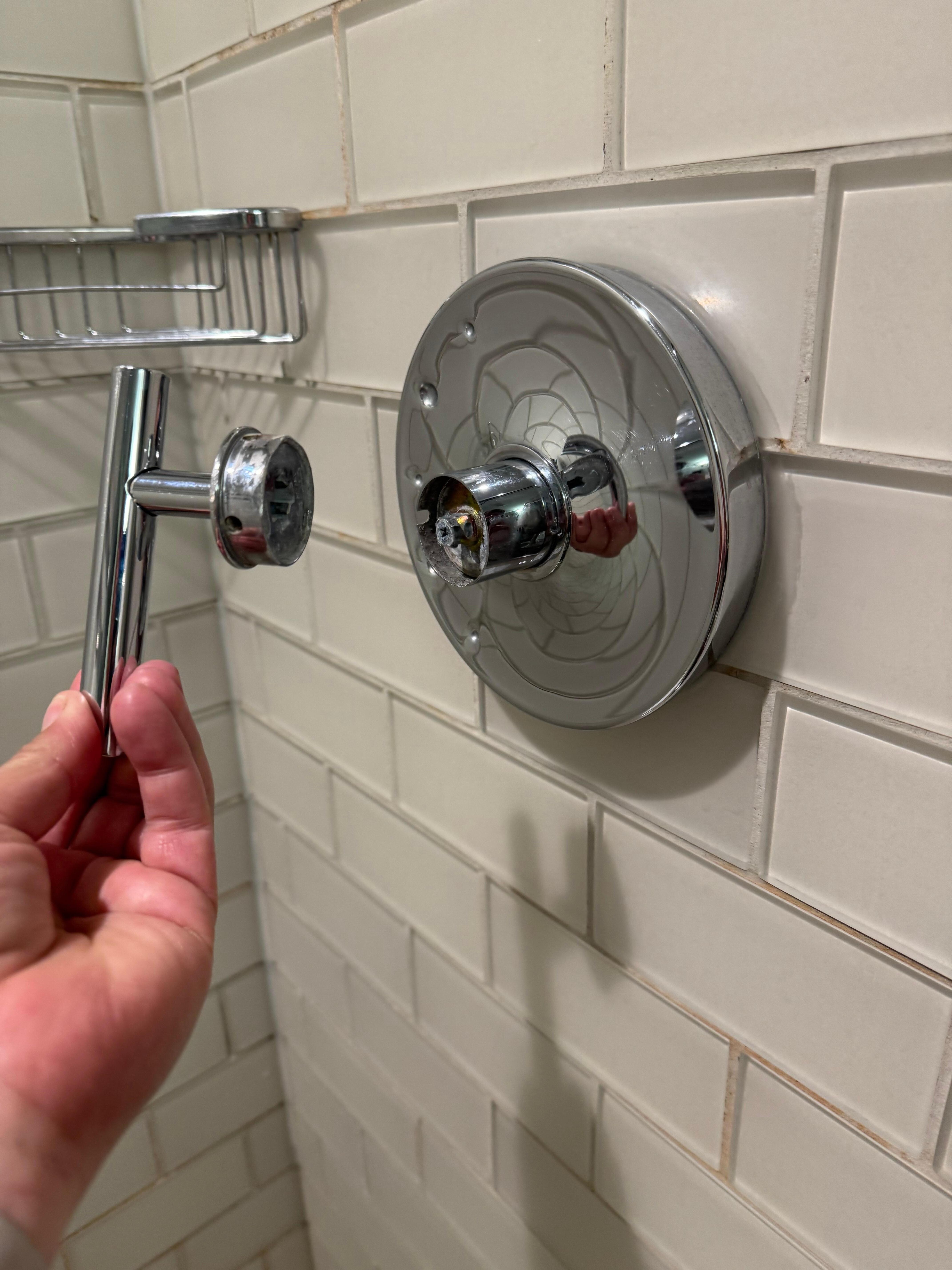 Shower knob fell off in my hand