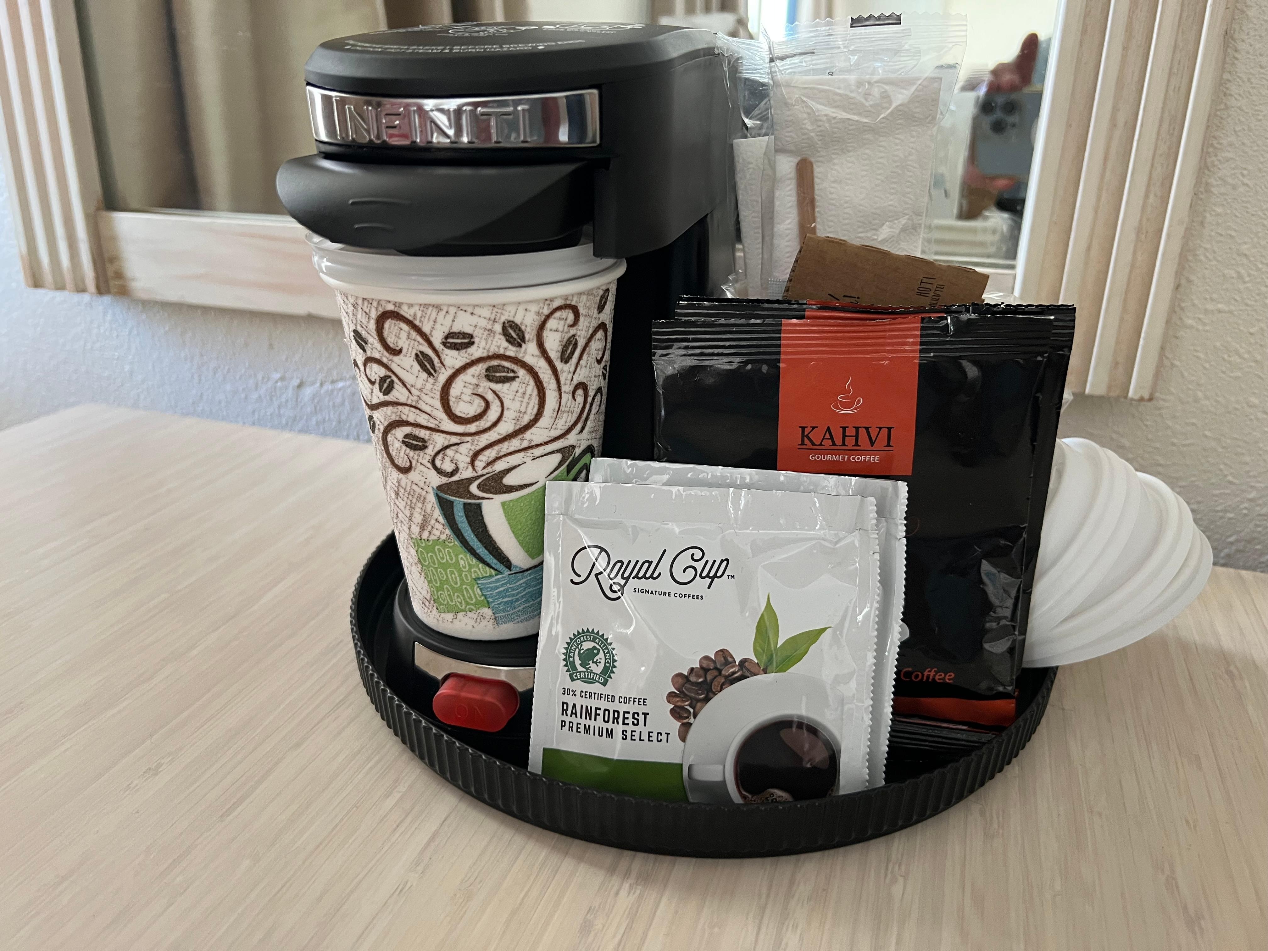 Coffee set-up