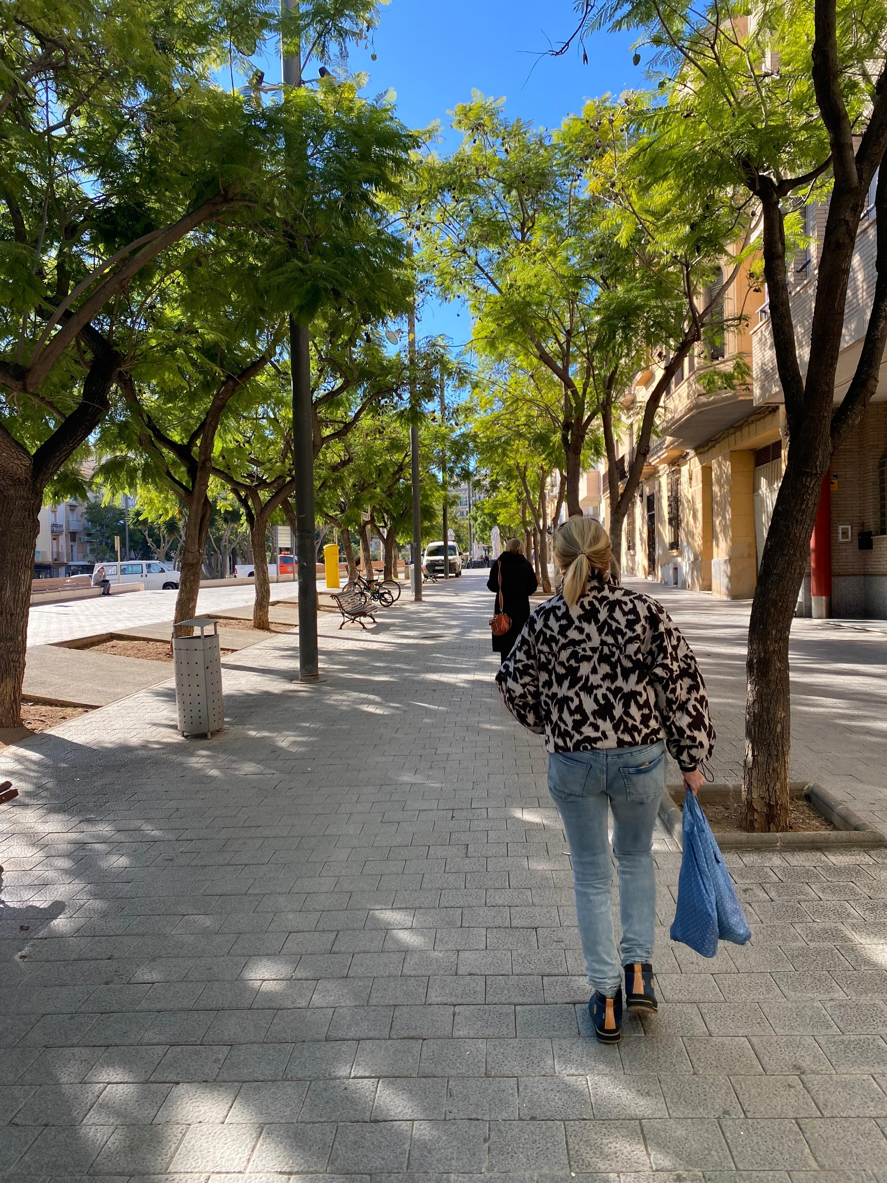 Vlakbij de terrasjes