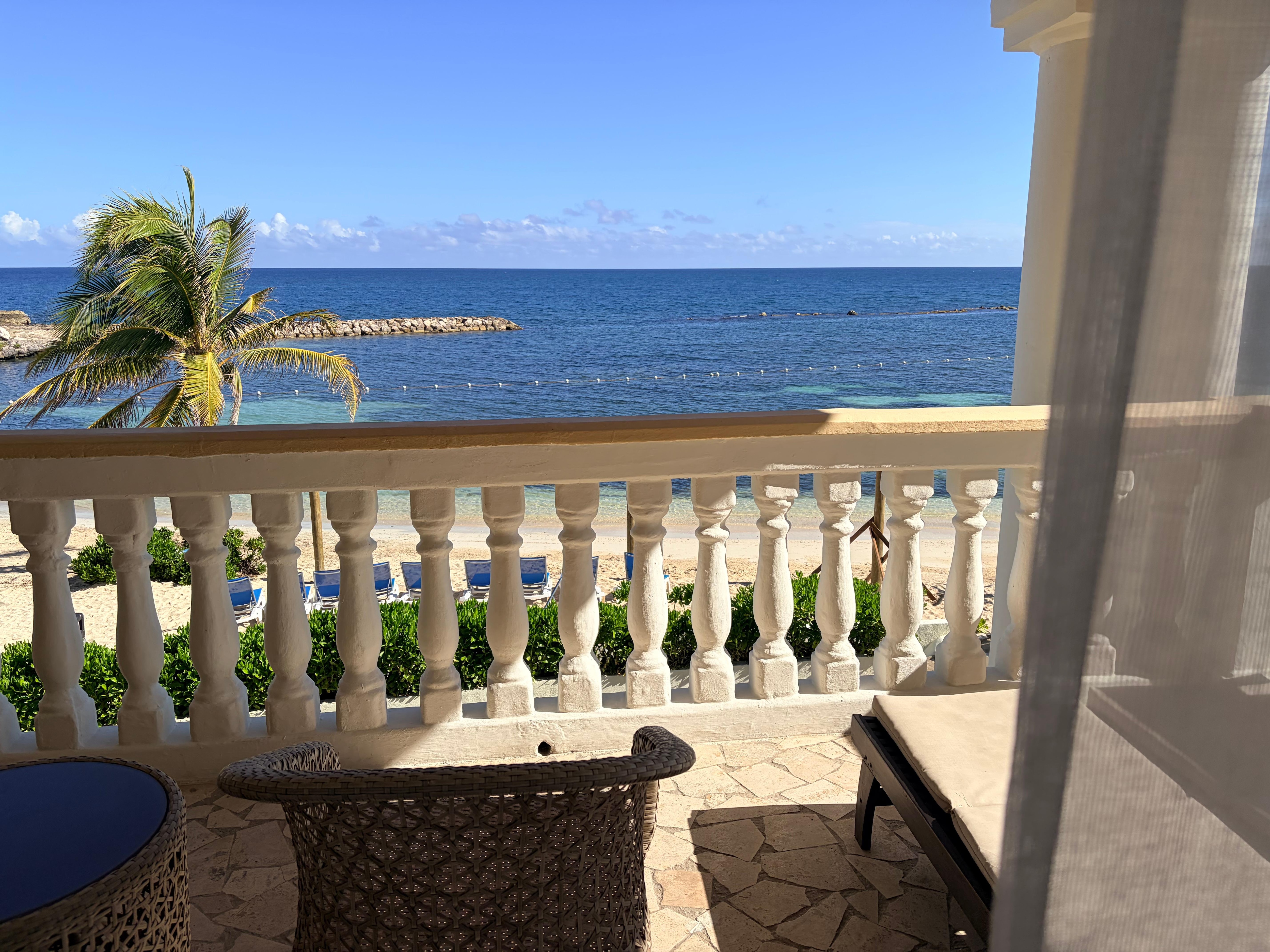 View from our villa patio