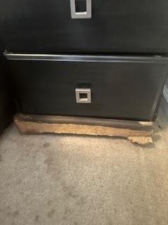 Furniture falling apart. Draws collapse as soon as you open the draw. On top of this door handles falling off that was reported.