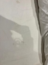 Mattress pad with stains and bodily fluids #2