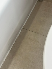 Water that was dripping from ceiling