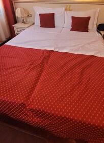 2 single beds put together.