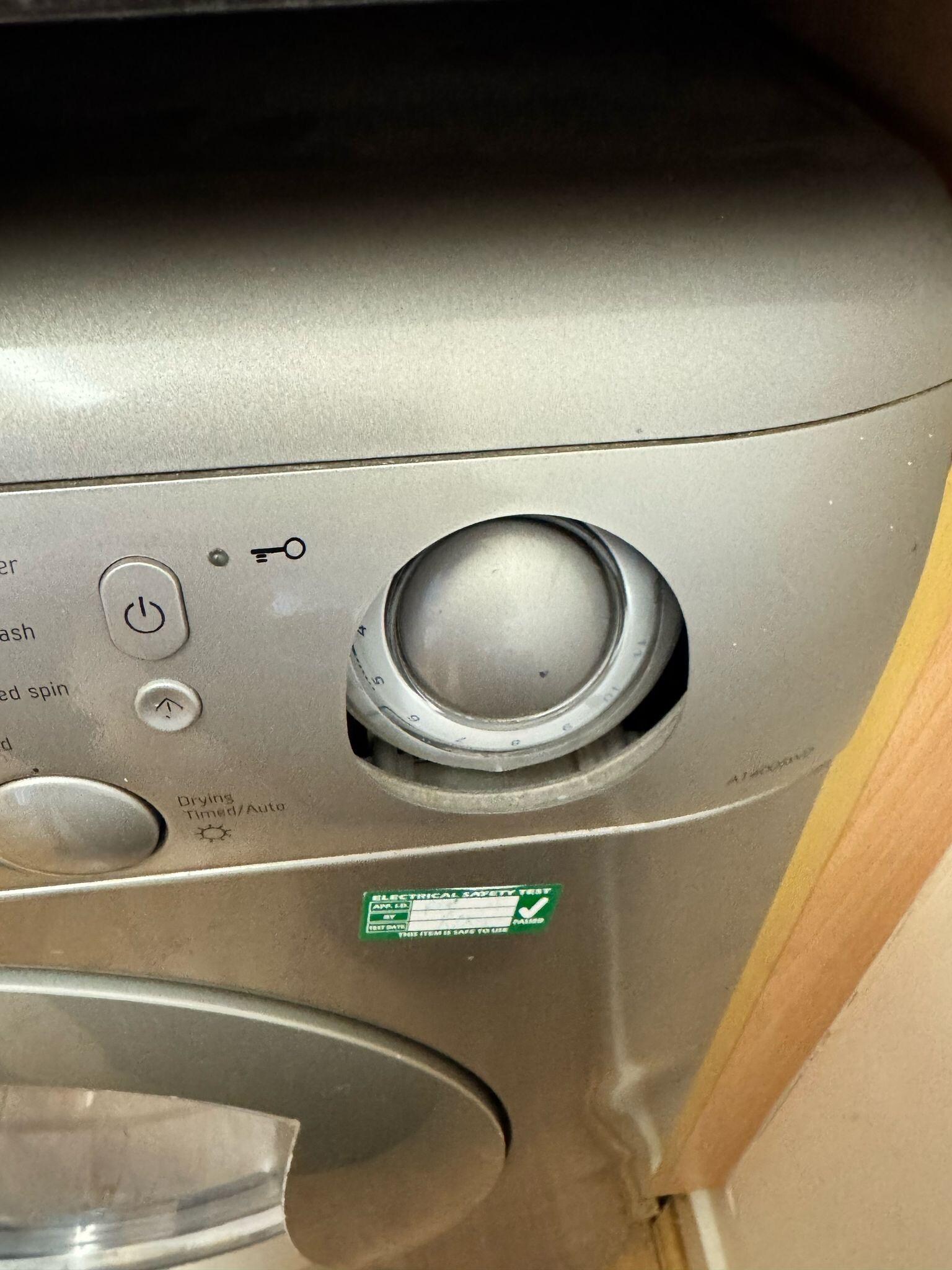 Broken washing machine