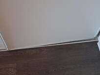 Damaged wardrobe off runners