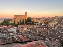 View from attic room