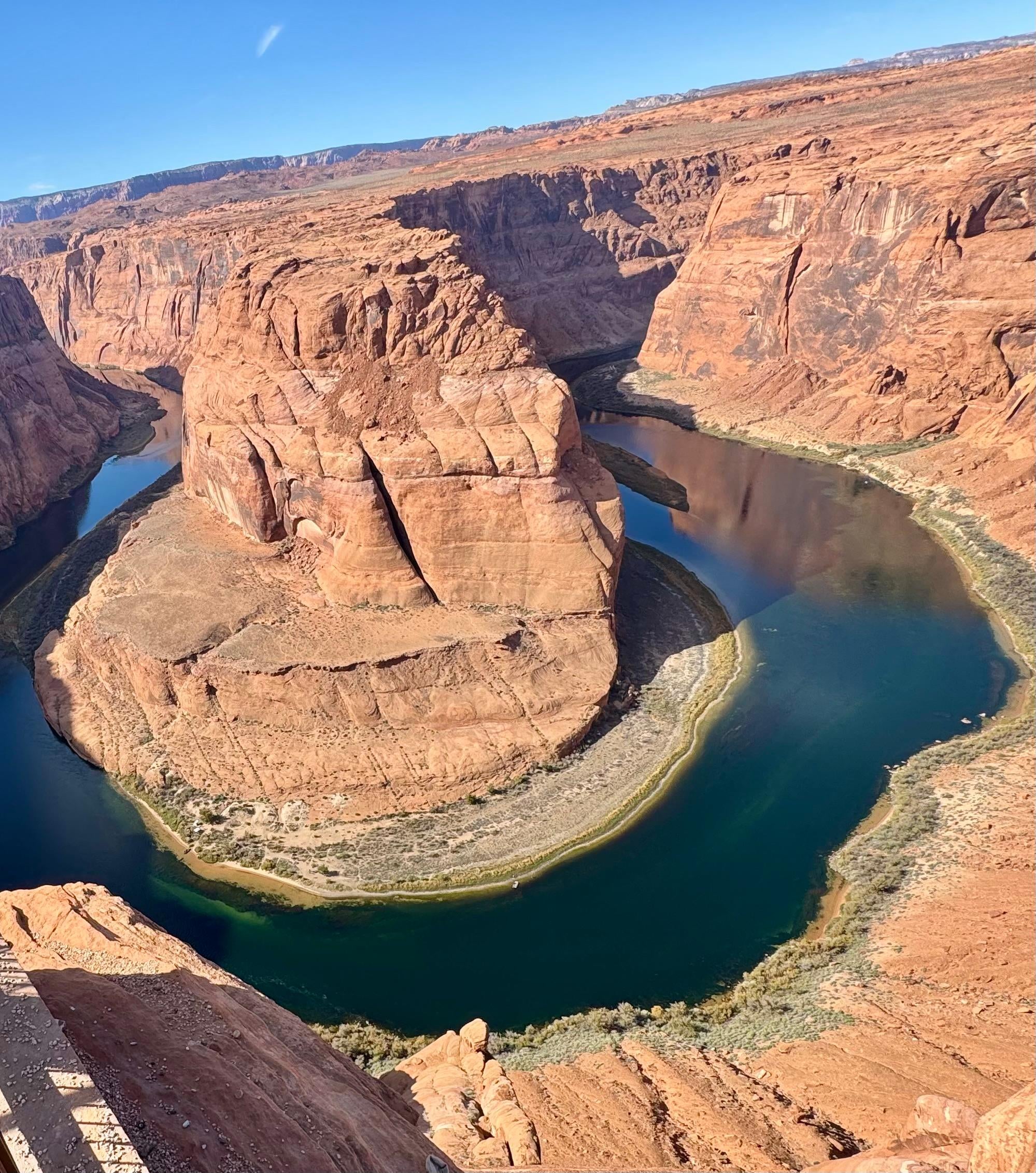 One of our hikes to horseshoe bend.
