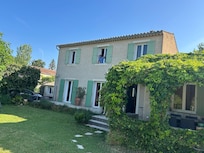 Everything lush and blooming by mid-June when we departed!