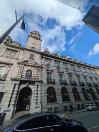 The exterior of the building