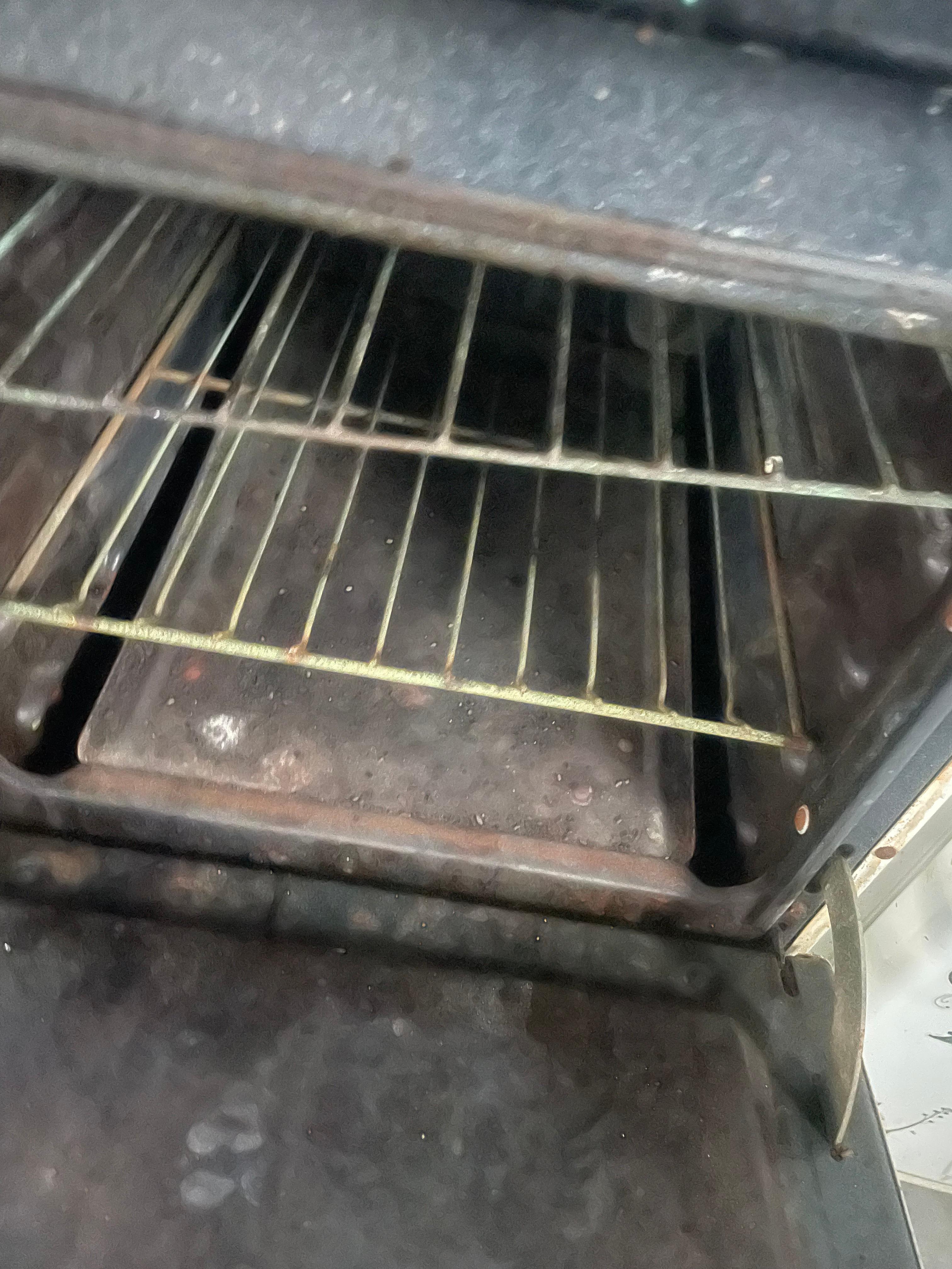 Rusty unusable oven