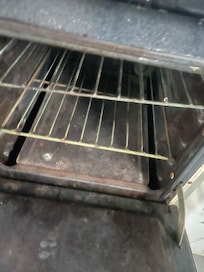 Rusty unusable oven