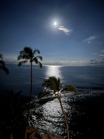 Full moon reflection