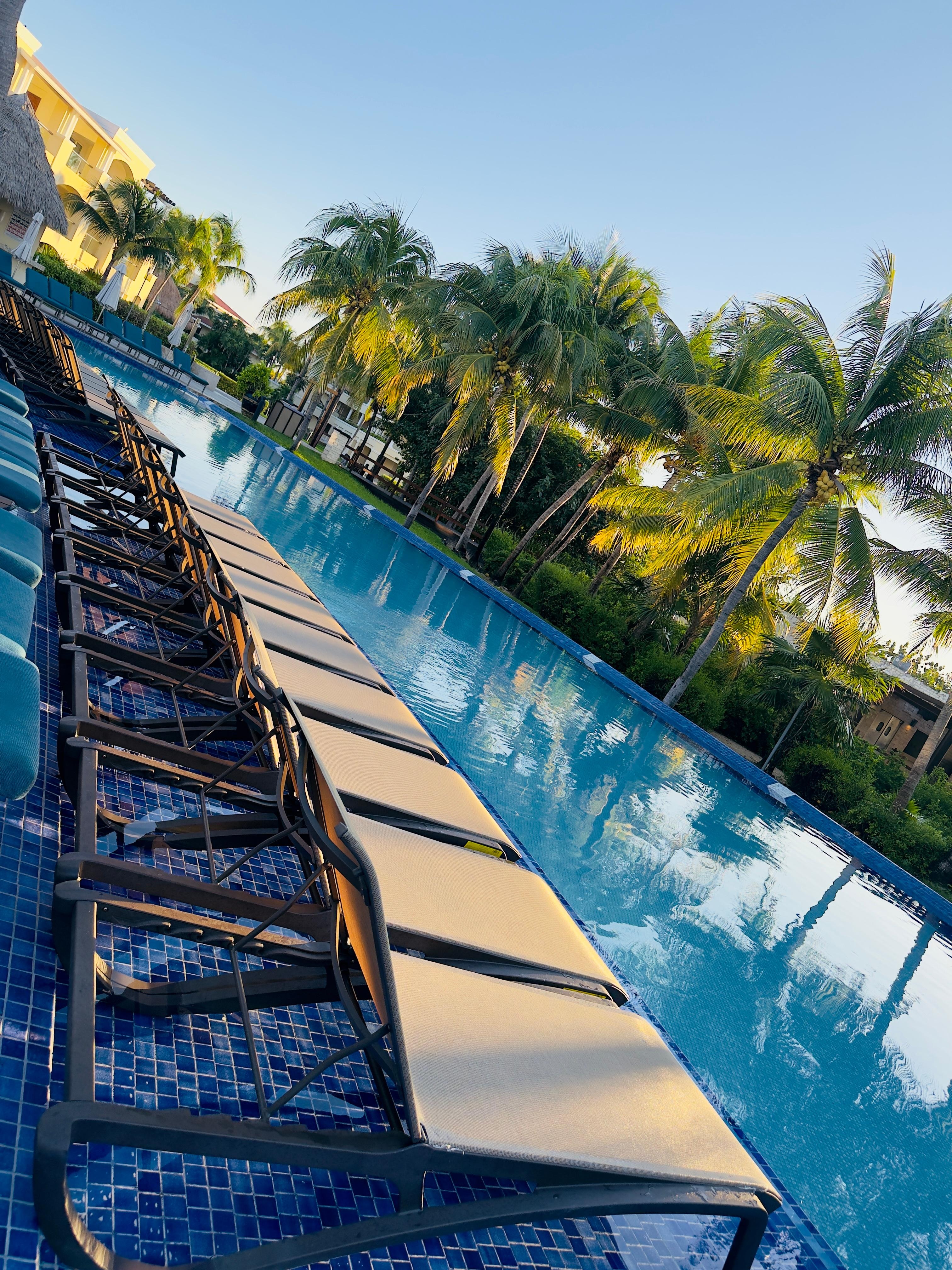Olympic pool view where they held games and activities, I did an aqua spin class, fun! 