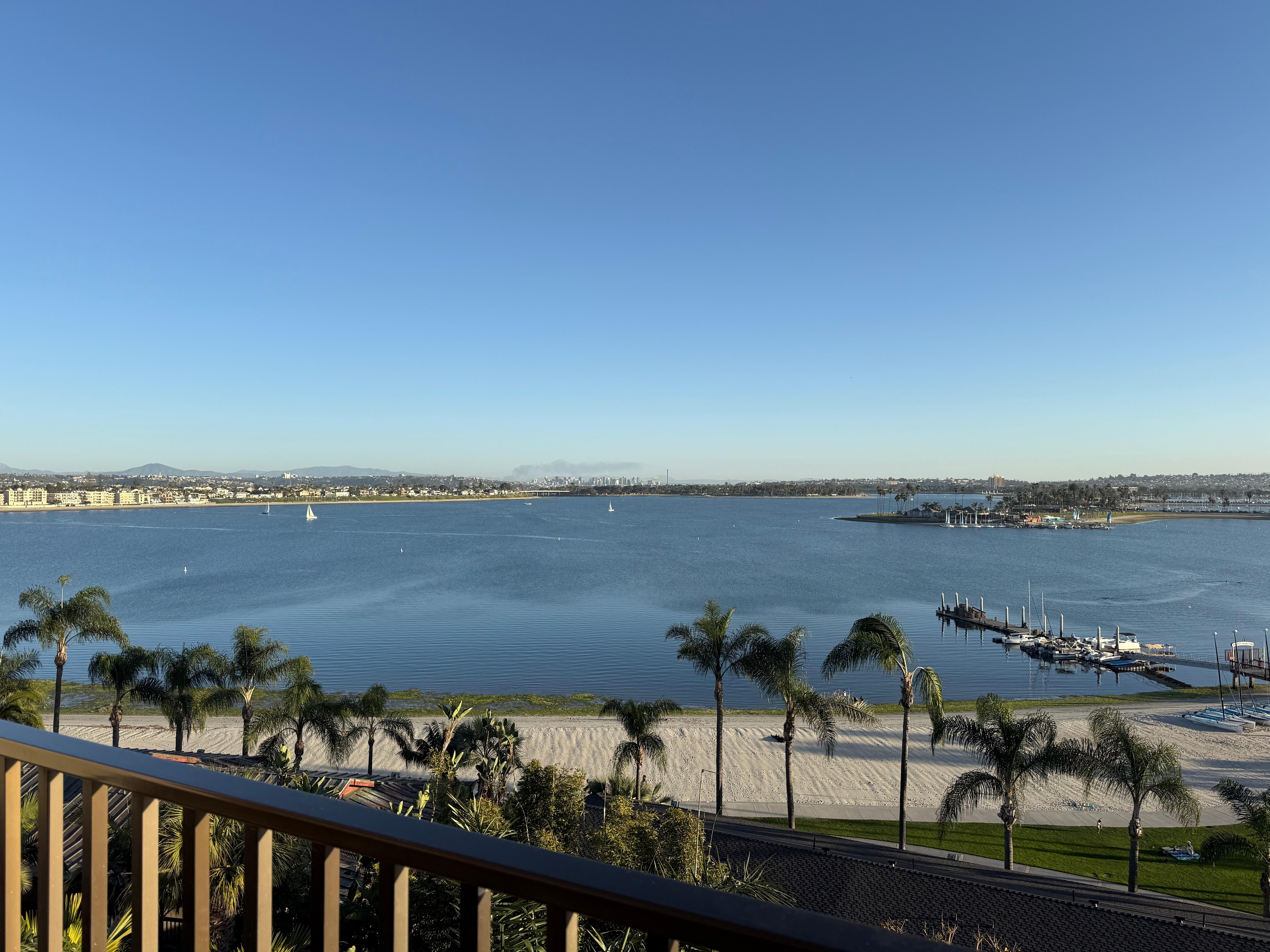 View from our balcony