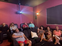 Watching Monday night football