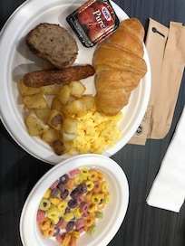 Breakfast was great too!