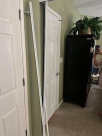 Brown closet