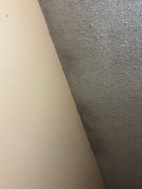 Second room’s ceiling. I am not sure if it’s smoke damage, mold or both.