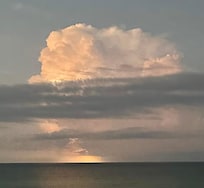 Our view at sunrise.