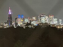 View from our hotel window on the 9th floor