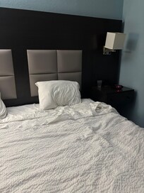 Bed used in our “new room”