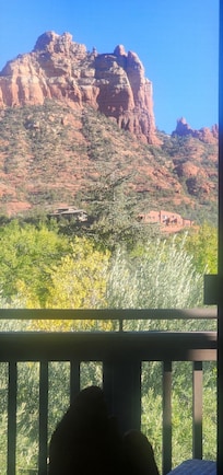 View from bedroom suite