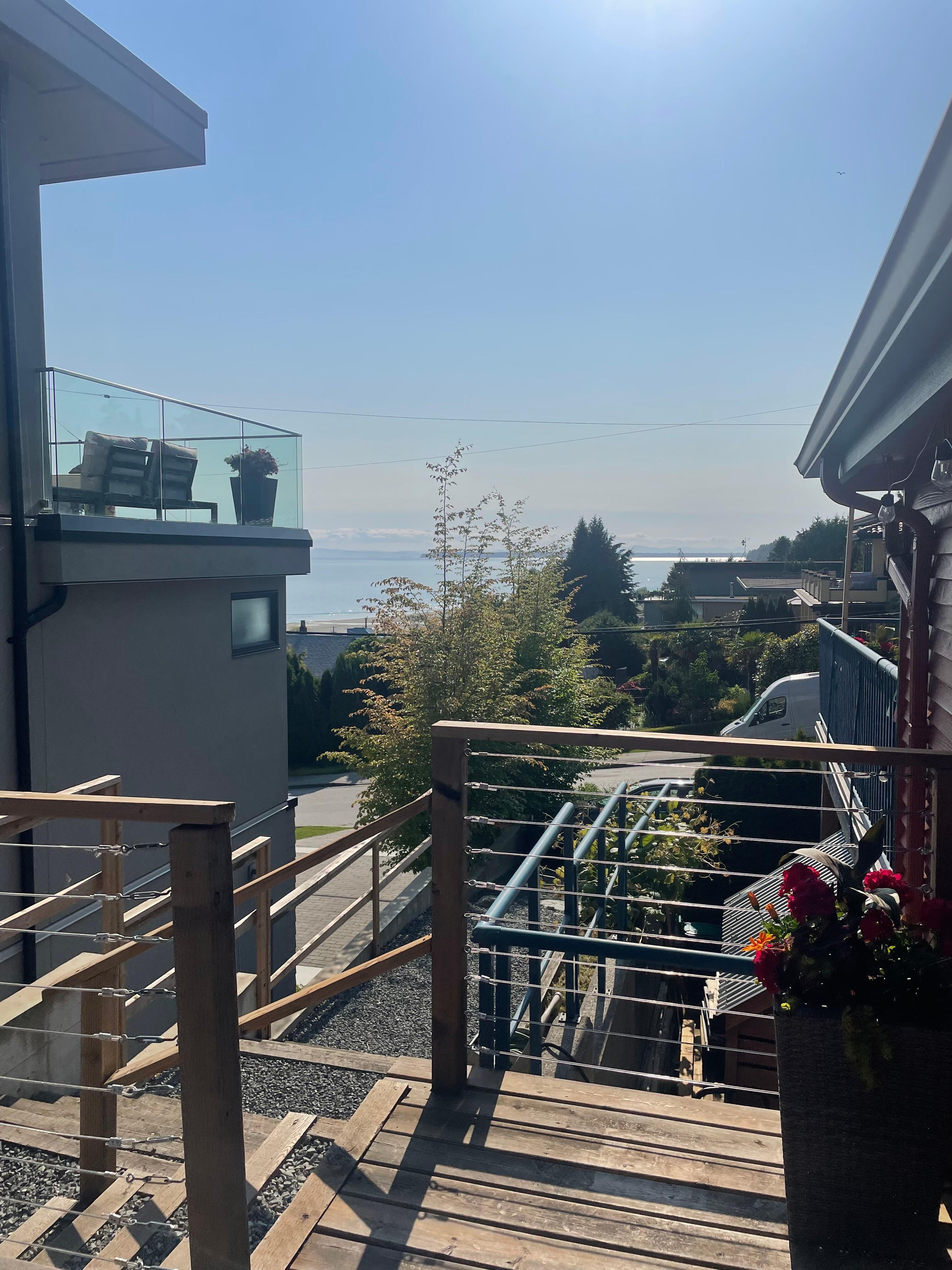 The view from the deck. 